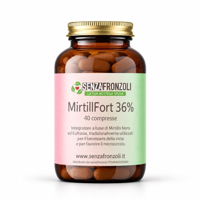 MIRTILLFORT – Mirtillo Nero 25% Antocianosidi e Eufrasia – 40 Compresse