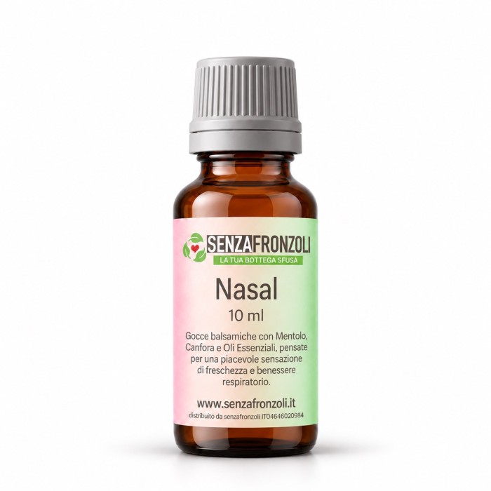 NASAL Mentolo Canfora oli essenziali gocce 10 ml