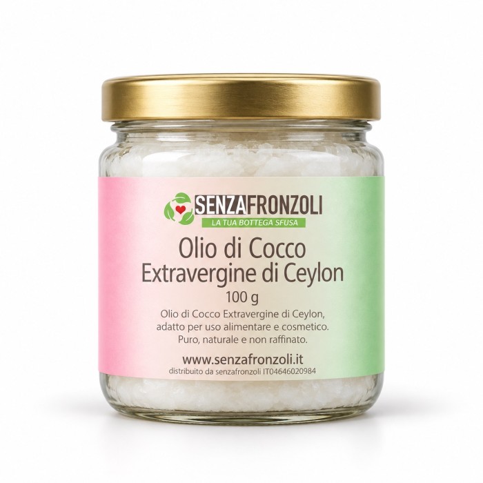 Olio di Cocco Extravergine di Ceylon sfuso 100 g