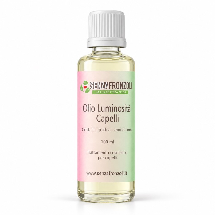 OLIO LUMINOSITÀ CAPELLI – CRISTALLI LIQUIDI AI SEMI DI LINO – 100 ML