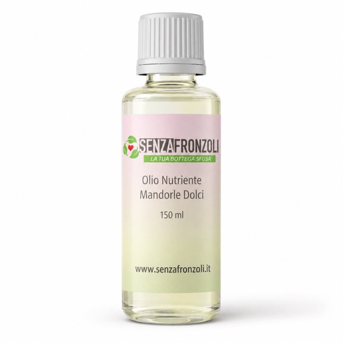 OLIO DI MANDORLE DOLCI – NUTRIENTE VISO, CORPO E CAPELLI – 150 ml