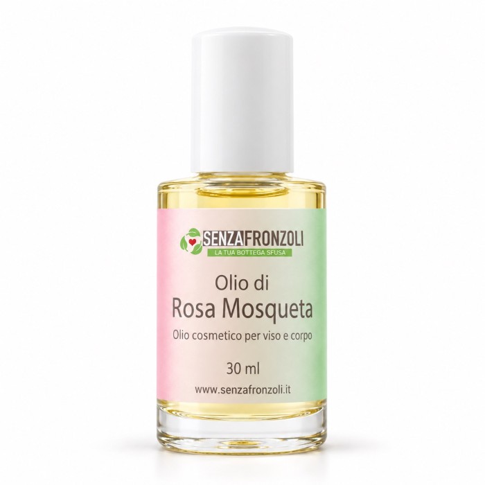 olio di rosa mosqueta puro in boccetta di vetro – Senza Fronzoli – 30 ml