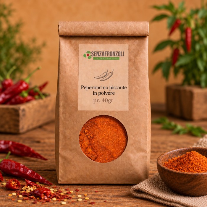 Peperoncino piccante in polvere – Senza Fronzoli – 40 g