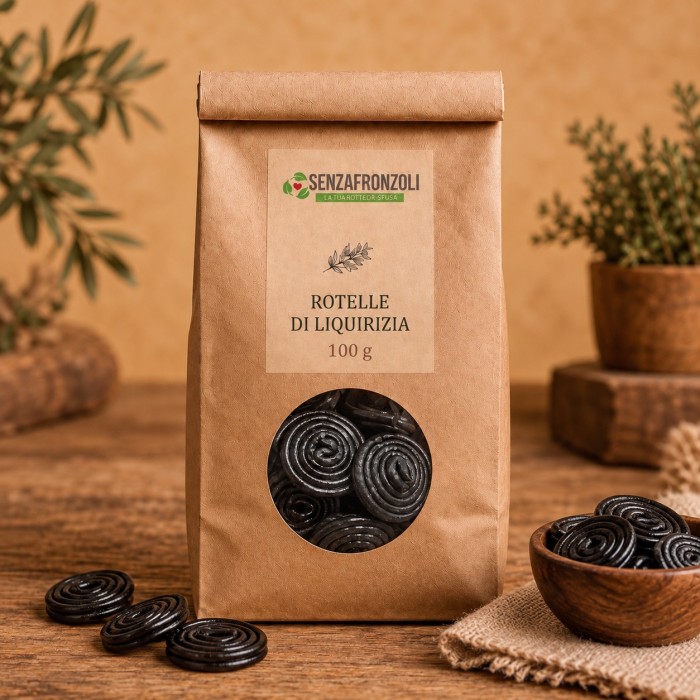 Rotelle di liquirizia – Senza Fronzoli – 100 g