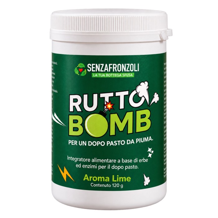Ruttobomb digestivo effervescente con Finocchio e Bromelina – 120 g