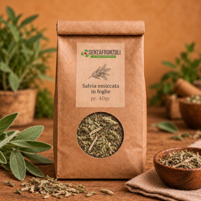 Salvia essiccata in foglie – Senza Fronzoli – 40 g