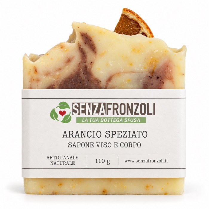 sapone solido Arancio Speziato con cannella