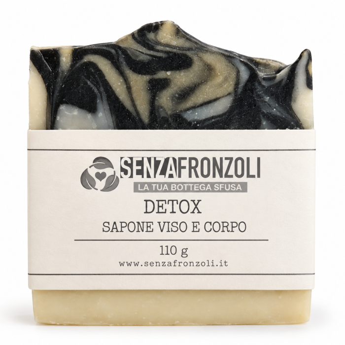 sapone Detox con argilla carbone e tea tree