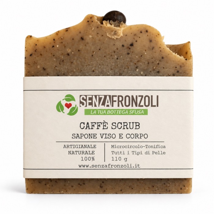 sapone scrub al caffè per il corpo