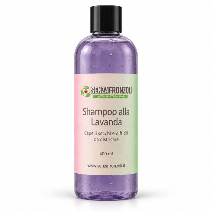 SHAMPOO ALLA LAVANDA – CAPELLI SECCHI E DIFFICILI DA DISTRICARE – 400 ML