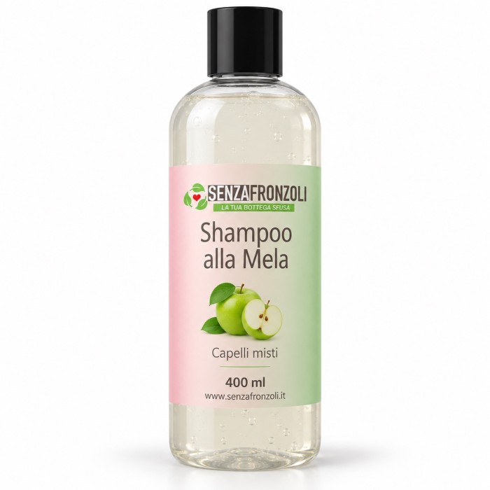SHAMPOO ALLA MELA – CAPELLI MISTI – 400 ML