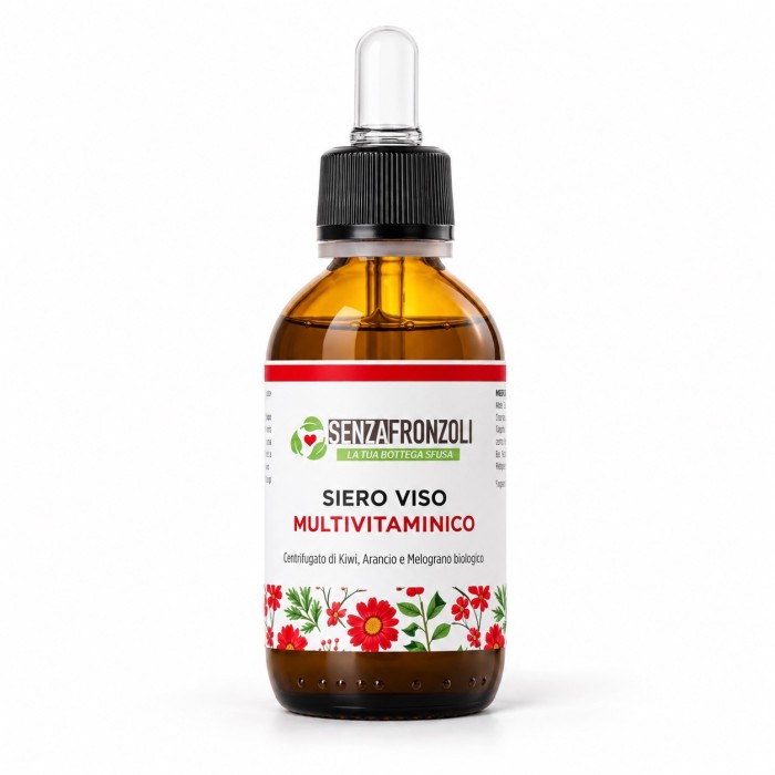 siero viso multivitaminico illuminante – Senza Fronzoli – 50 ml