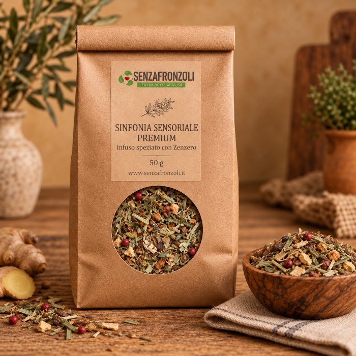 Sinfonia Sensoriale Premium, infuso speziato con zenzero e cardamomo, 50 g