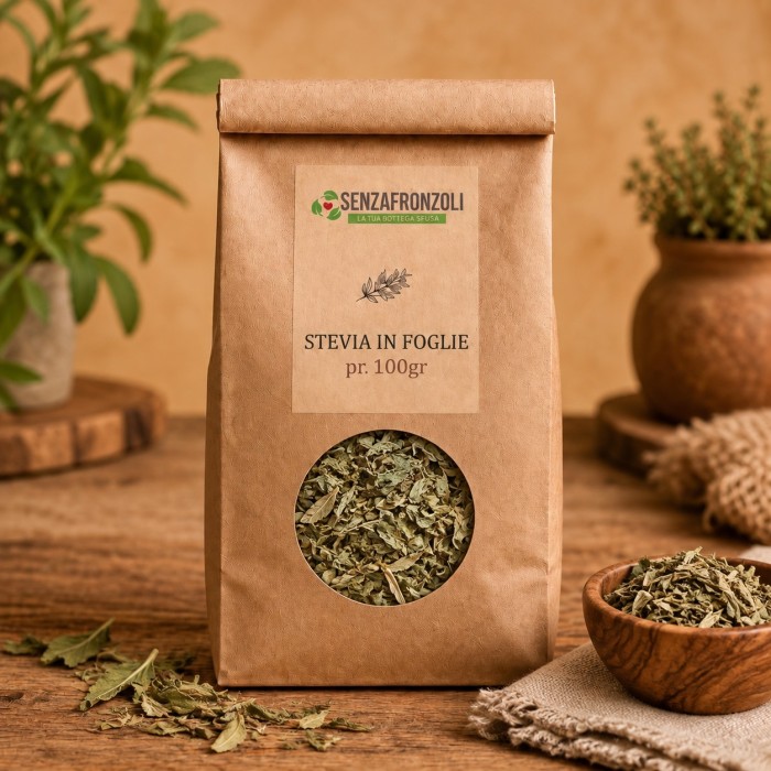 Stevia in foglie – Senza Fronzoli – 100 g