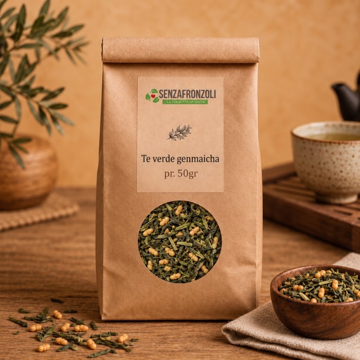 Tè verde Genmaicha con riso tostato – Senza Fronzoli – 50 g