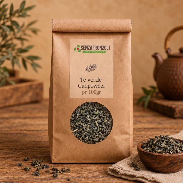 Tè verde Gunpowder cinese – Senza Fronzoli – 100 g
