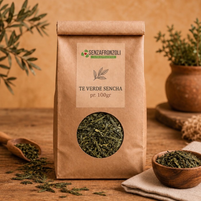 Tè verde Sencha cinese in foglia – Senza Fronzoli – 100 g