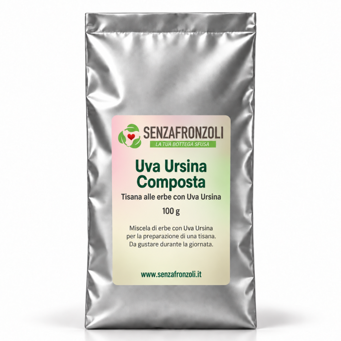 Uva Ursina Composta con Erica, Orthosiphon e Verga d'oro, confezione da 100 g