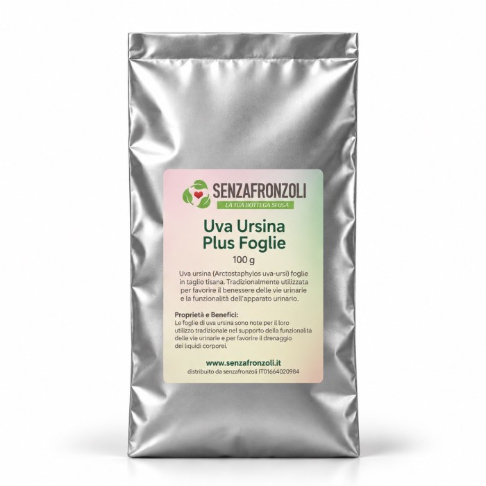 UVA URSINA PLUS FOGLIE – Tisana Monopianta per Infuso – 100 g