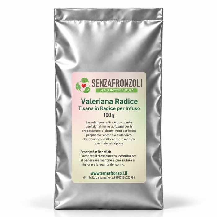 VALERIANA RADICE – Tisana in Radice per Infuso – 100 g