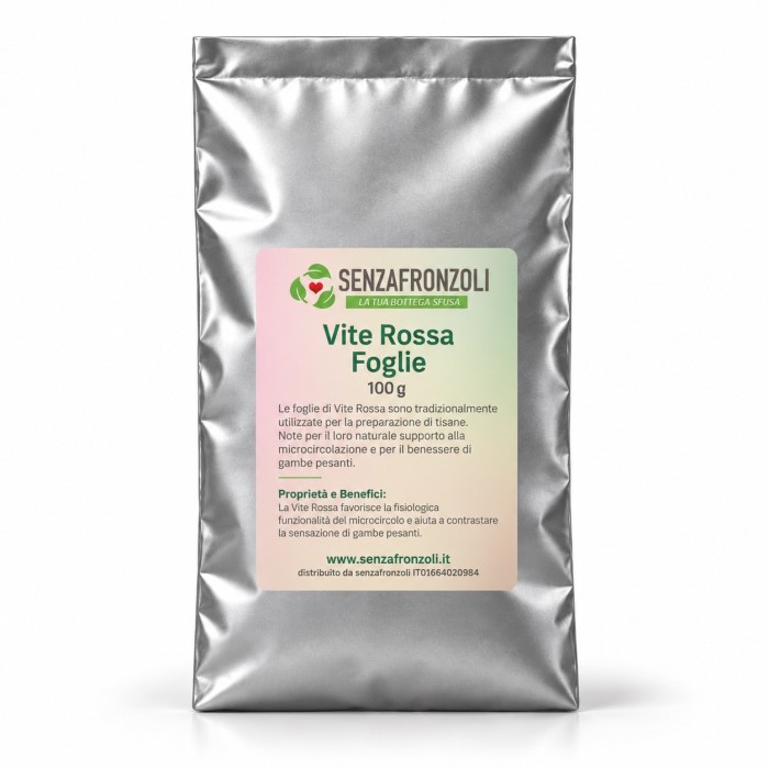 VITE ROSSA – Foglie per Microcircolo e Gambe Pesanti – 100 g