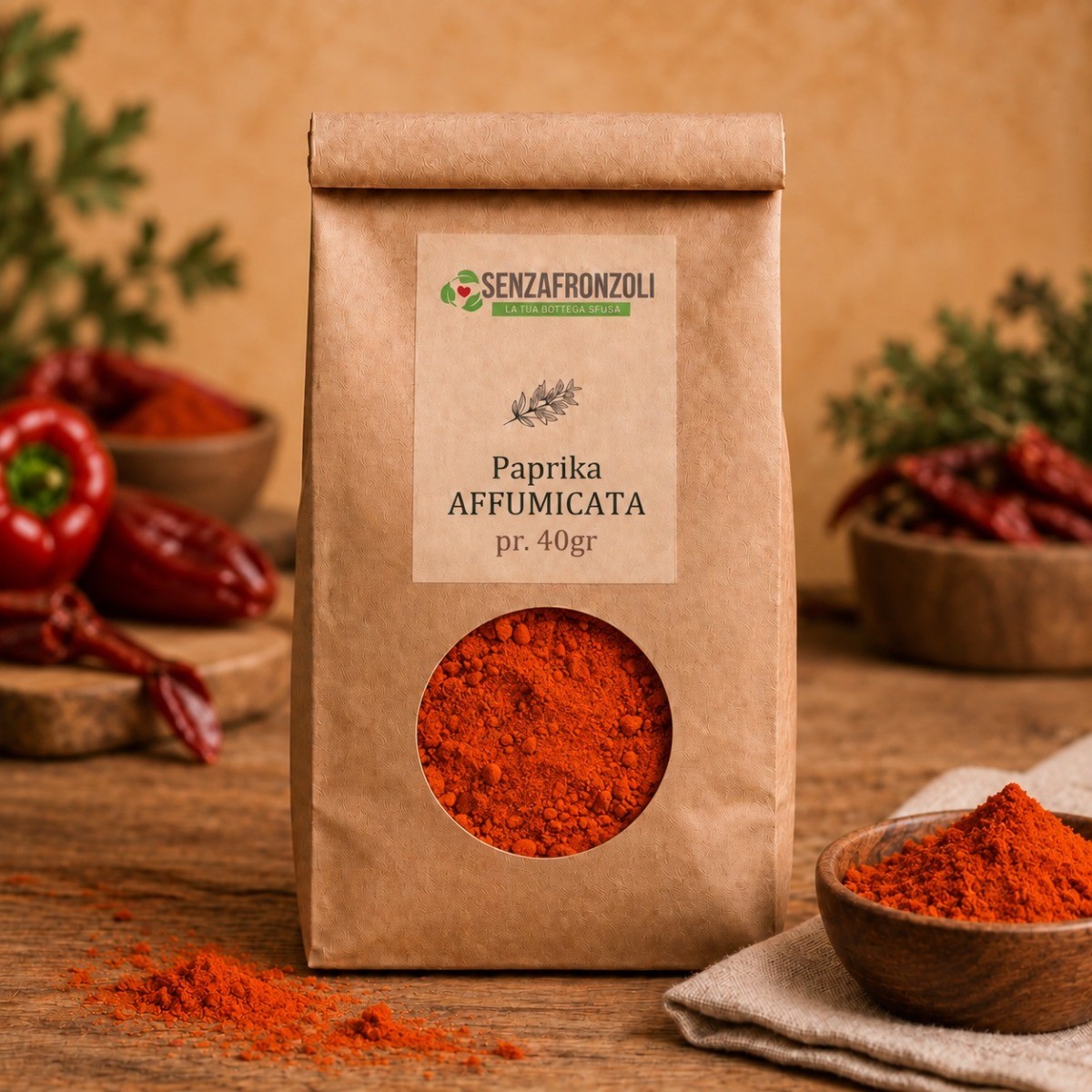 Paprika dolce affumicata – Senza Fronzoli – 40 g