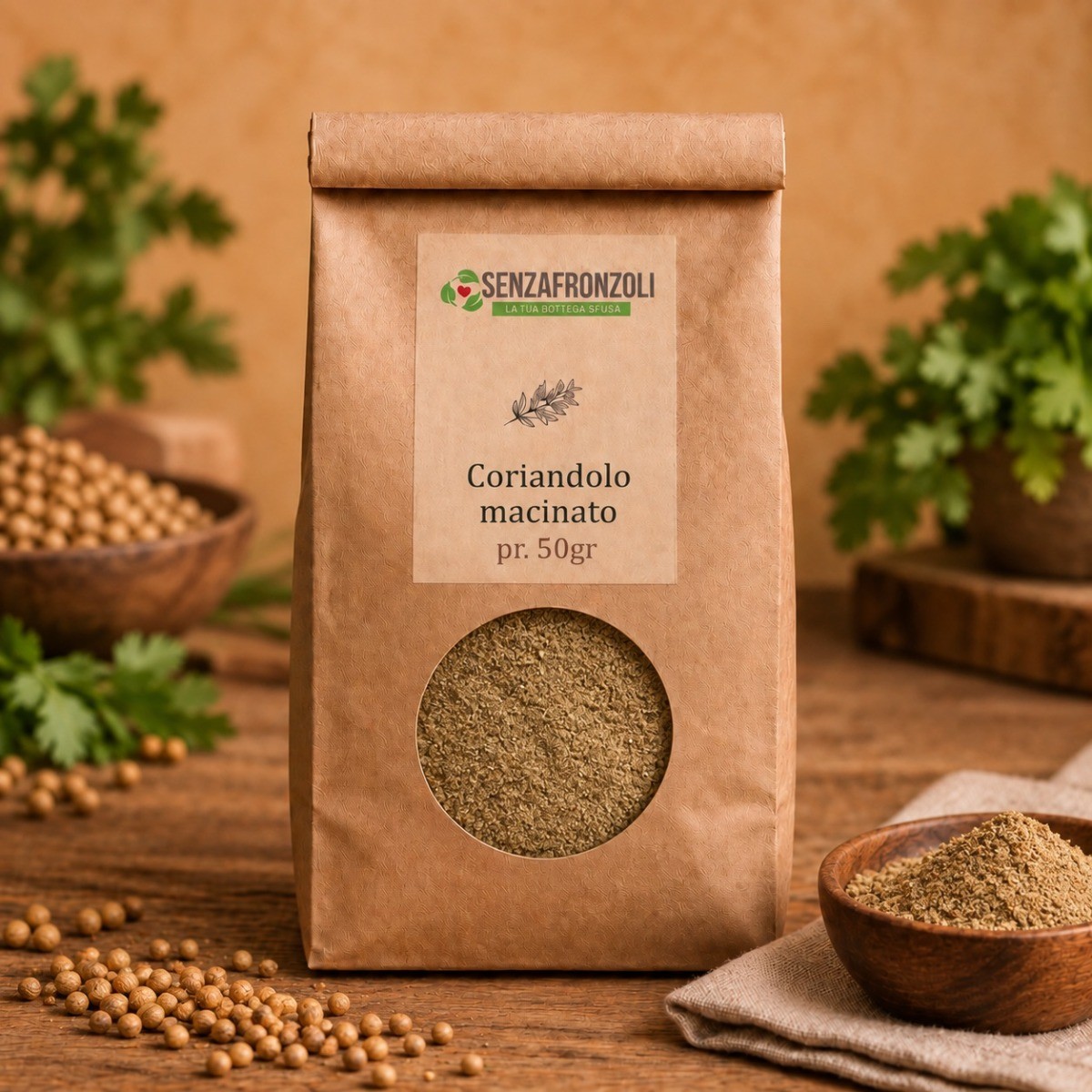 Coriandolo macinato – Senza Fronzoli – 50 g