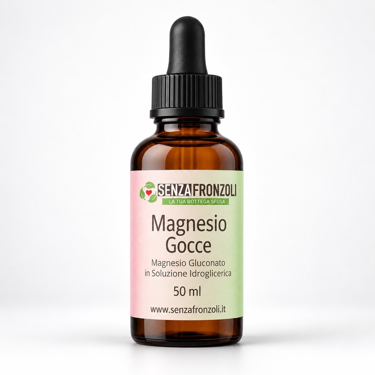 Confezione originale di Magnesio Gocce al gluconato, soluzione idroglicerica da 50 ml