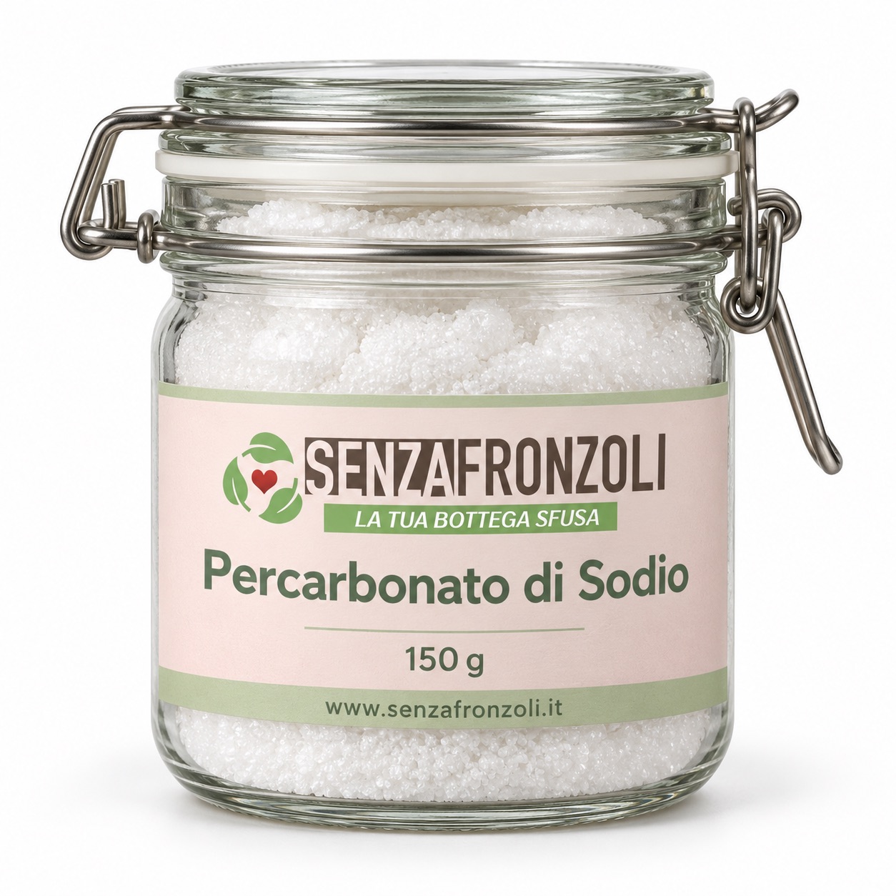 Confezione originale Senza Fronzoli di percarbonato di sodio in polvere per bucato, formato 500 g
