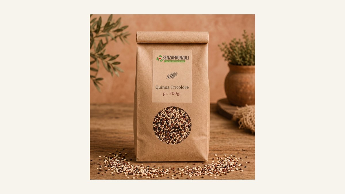 Insalata di quinoa bio tricolore al profumo di lime e menta
